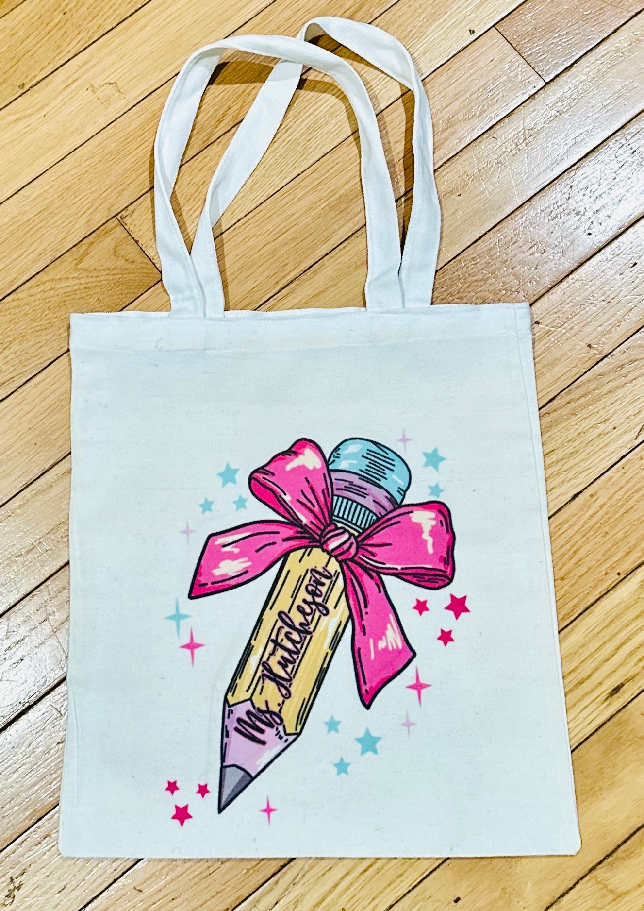 Teacher Pencil Tote